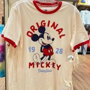 Mickey Mouse Ringer T-Shirt Adult Size XL Disney Parks Walt Disney World Mickey